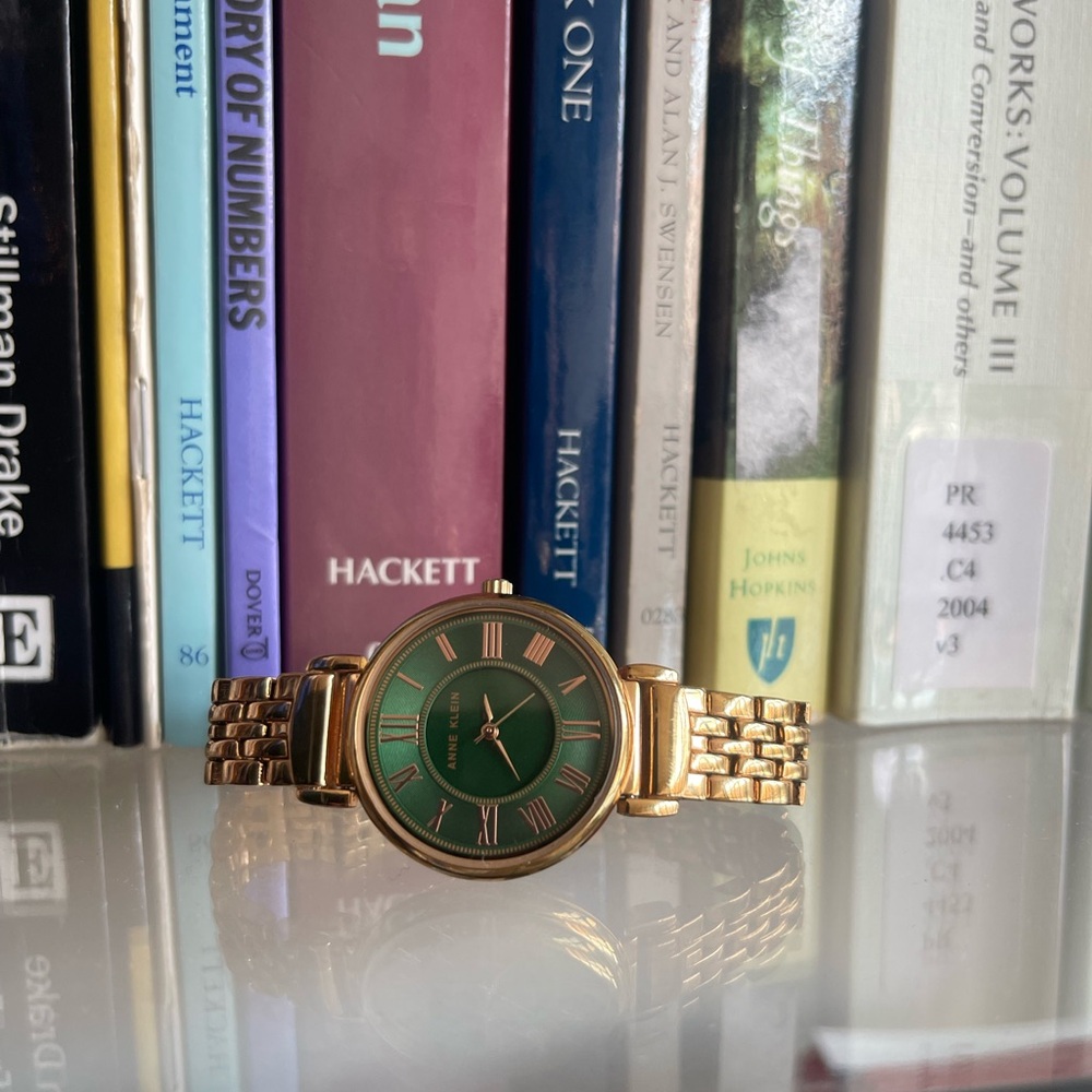 Anne Klein gold watch